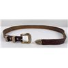 Image 1 : Taxco Sterling and Gold Ranger Cowboy Belt