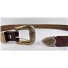 Image 2 : Taxco Sterling and Gold Ranger Cowboy Belt