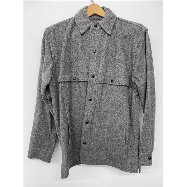 Filson Mackinaw Grey Wool Cruiser Jacket Small