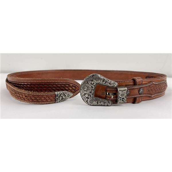 Wage Sterling Overlay Ranger Cowboy Belt