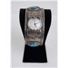 Image 1 : Navajo Sterling Silver Turquoise Watch Bracelet