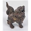 Image 1 : Antique Cast Iron Chinese Foo Dog Censer