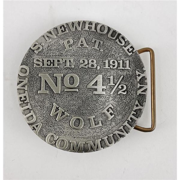 Newhouse SNOC 4 1/2 Wolf Trap Pan Belt Buckle