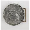 Image 1 : Newhouse SNOC 4 1/2 Wolf Trap Pan Belt Buckle