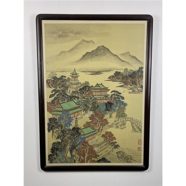 Signed Antique Chinese Painting on Silk