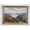 Image 1 : Klaus Fisch German Landscape Oil on Canvas