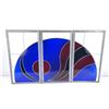 Image 1 : 3 Piece Stained Glass Window Folding