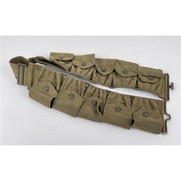 10 Pocket WW1 Mills Eagle Snap Ammo Belt