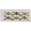 Image 2 : Lot of WW1 Infantry Officers Collar Insignia