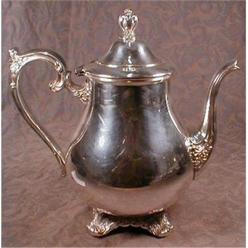 ROGERS Silver TEAPOT Victorian Rose 1868279