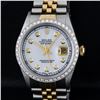 Image 2 : Rolex 2T Mother Of Pearl Diamond 36MM Oyster Perpetaul Datejust 36MM