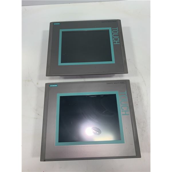 (2) Siemens 6AV6 643-0CD01-1AX1 MP277 10" Touch