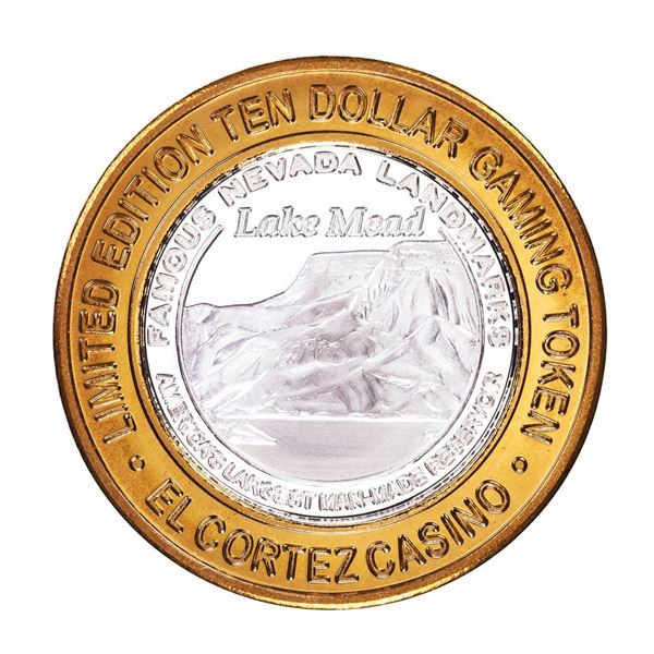 .999 Silver El Cortez Hotel and Casino $10 Limited Edition Gaming Token