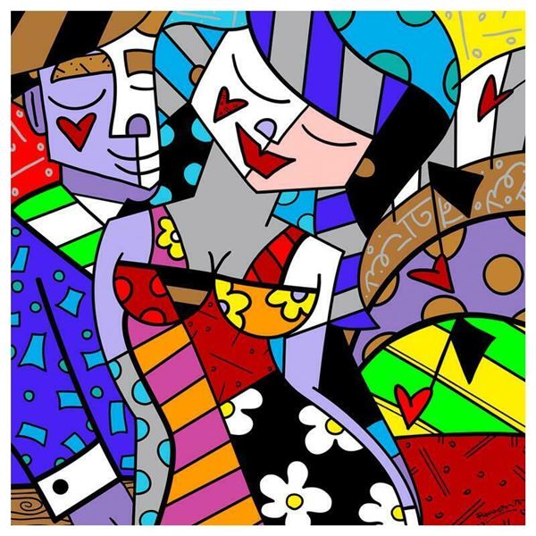 Romero Britto "New Tonight" Giclee
