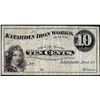 Image 1 : 1800's Ten Cents Katahdin Iron Works Maine Obsolete Banknote