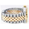 Image 4 : Rolex Men's Two Tone Steel & Gold Mother Of Pearl Diamond & Sapphire Datejust Watch