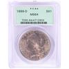Image 1 : 1899-O $1 Morgan Silver Dollar Coin PCGS MS64 OGH Nice Toning