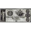 Image 1 : 1800's $2 Delaware Bridge Lambertville, N.J.  Obsolete Banknote