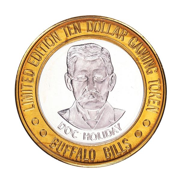 .999 Silver Buffalo Bills Resort & Casino Jean, NV $10 Limited Edition Gaming Token