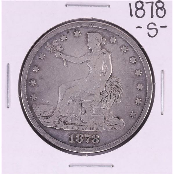 1878-S $1 Trade Silver Dollar Coin