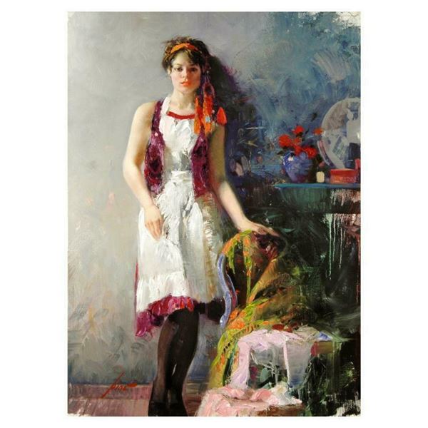 Pino (1939-2010) "Mixed Emotions" Limited Edition Giclee on Canvas