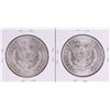 Image 2 : Lot of (2) 1887 $1 Morgan Silver Dollar Coins
