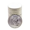Image 1 : Roll of (20) Brilliant Uncirculated 1963-D Franklin Half Dollar Coins