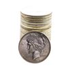 Image 1 : Roll of (20) Brilliant Uncirculated 1922 $1 Peace Silver Dollar Coins