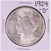Image 1 : 1924-S $1 Peace Silver Dollar Coin