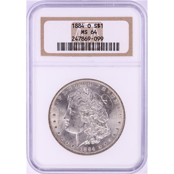 1884-O $1 Morgan Silver Dollar Coin NGC MS64