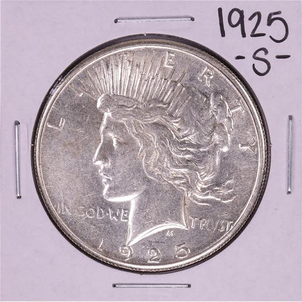 1925-S $1 Peace Silver Dollar Coin