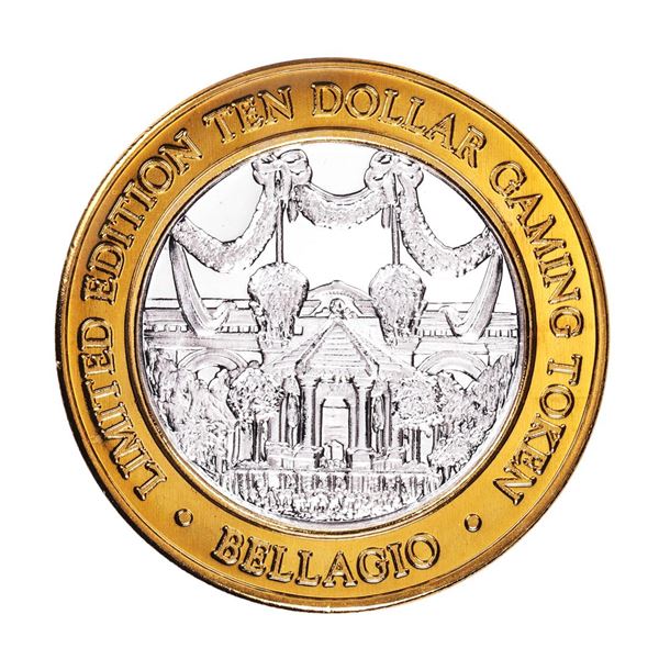 .999 Silver Bellagio Las Vegas, Nevada $10 Casino Limited Edition Gaming Token