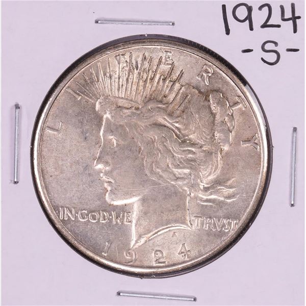 1924-S $1 Peace Silver Dollar Coin