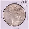 Image 1 : 1924-S $1 Peace Silver Dollar Coin