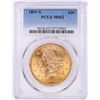 Image 1 : 1891-S $20 Liberty Head Double Eagle Gold Coin PCGS MS62