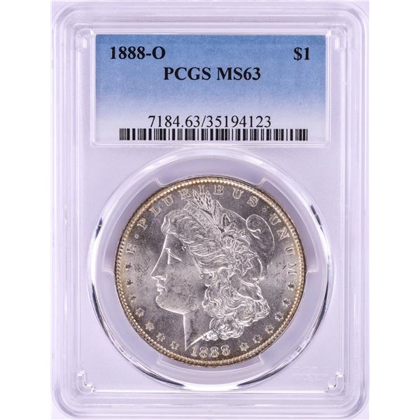 1888-O $1 Morgan Silver Dollar Coin PCGS MS63