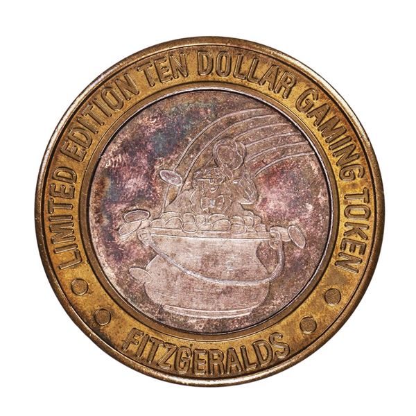 .999 Silver Fitzgerald's Casino & Hotel Las Vegas, NV $20 Limited Edition Gaming Token
