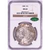 Image 1 : 1888 $1 Morgan Silver Dollar Coin NGC MS64 CAC