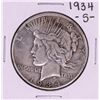 Image 1 : 1934-S $1 Peace Silver Dollar Coin