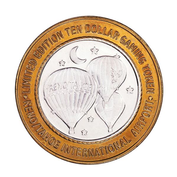 .999 Silver Fly RNO Reno Tahoe $10 Casino Limited Edition Gaming Token