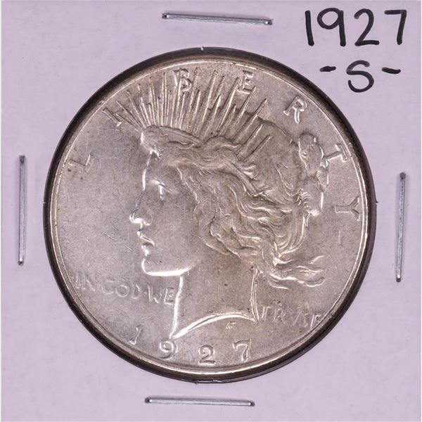 1927-S $1 Peace Silver Dollar Coin
