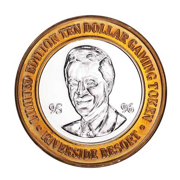 .999 Fine Silver Riverside Casino Laughlin, NV $10 Limited Edition Gaming Token