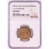 Image 1 : AH451-492 Ghaznavid Dinar A-1637 Ibrahim Gold Coin NGC Genuine