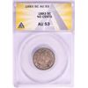 Image 1 : 1883 No Cents Liberty V Nickel Coin ANACS AU53