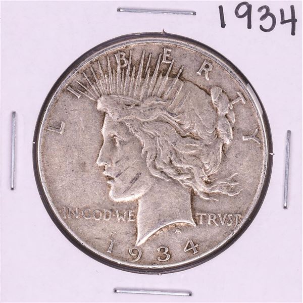 1934 $1 Peace Silver Dollar Coin