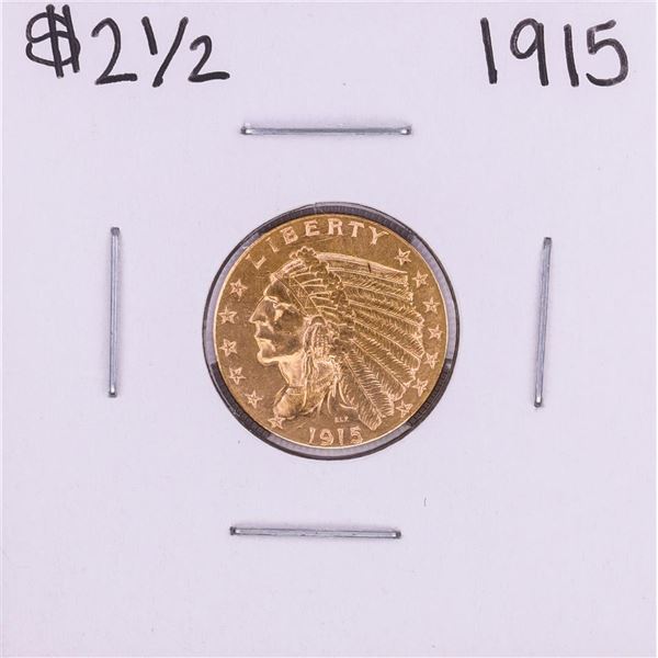 1915 $2 1/2 Indian Head Quarter Eagle Gold Coin