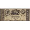Image 1 : 1843 $5 Georgia Lumber Company Portland, ME Obsolete Banknote
