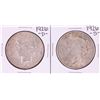 Image 1 : Lot of 1926-D & 1926-S $1 Peace Silver Dollar Coins