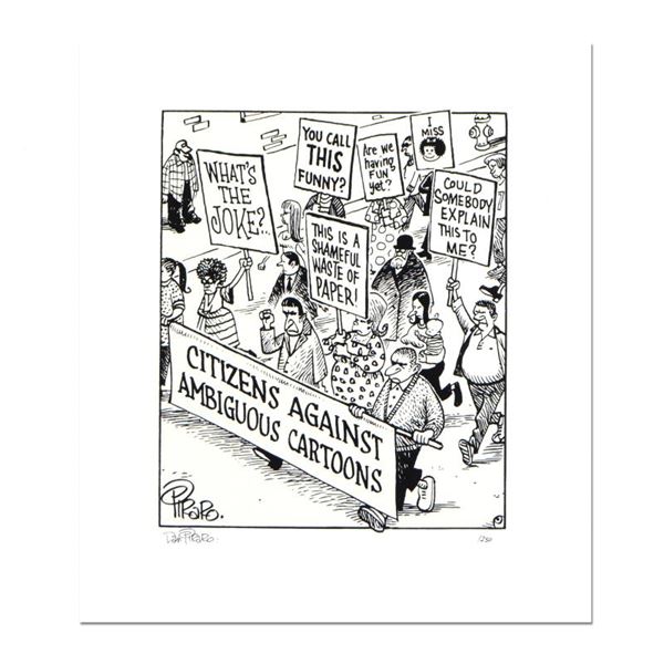 Dan Piraro Bizarro "March Against Ambiguity" Limited Edition Giclee