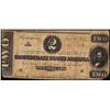 Image 1 : 1864 $2 Confederate States of America Note